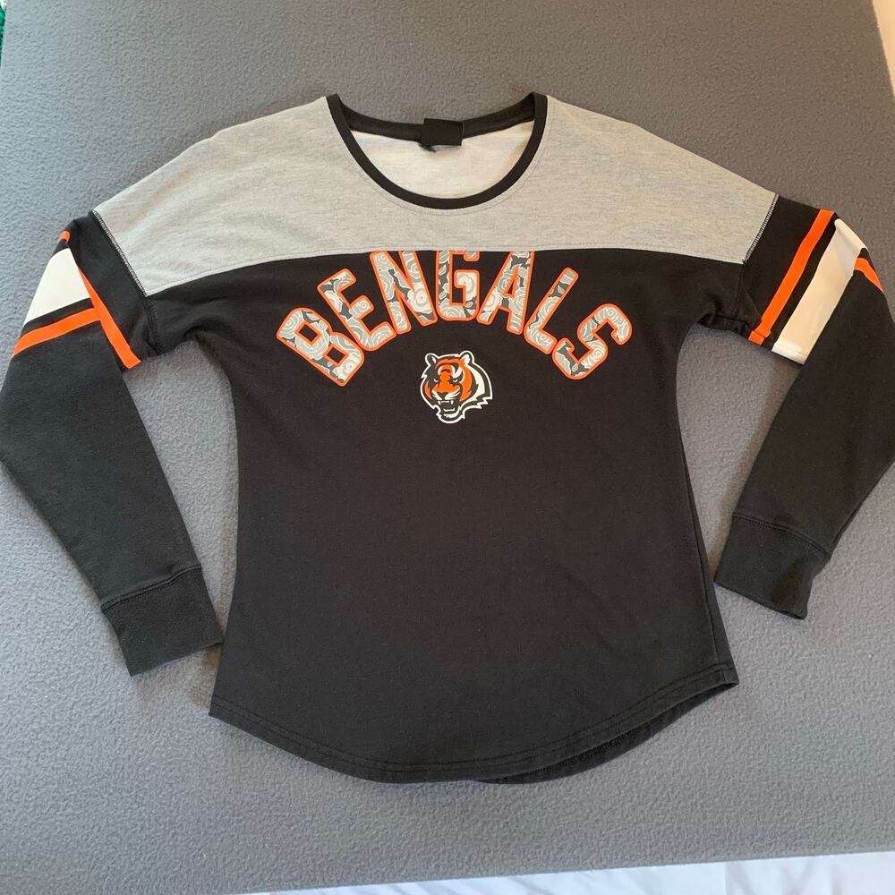 NFL Juniors Collection Bengals Long Sleeve Shirt Top